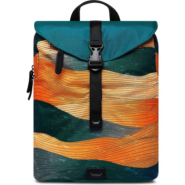 VUCH Corbin Waves Green city backpack 59905074