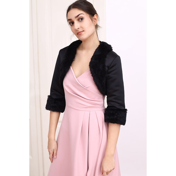 Glara Zimné bolerko k luxusným šatám 60121543