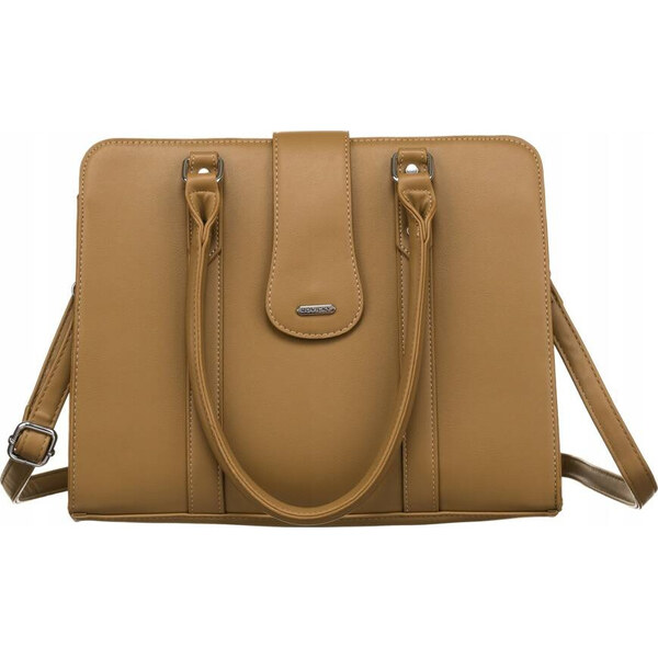 Rovicky hnedá elegantná shopper kabelka R-073-04 52670935