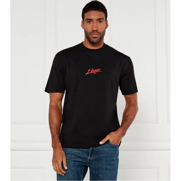 HUGO Tričko Dlogotee | Loose fit 60121798
