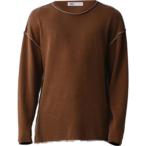 VAMOS CLO Sveter hnedá 60683768