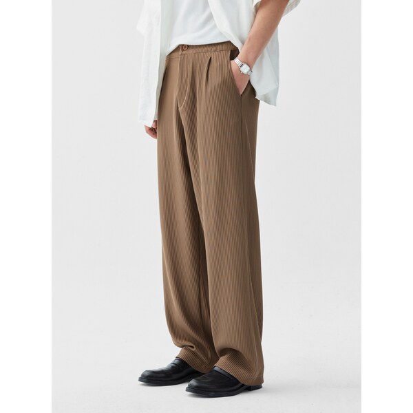 VAMOS CLO Nohavice tmavobéžová 60683454