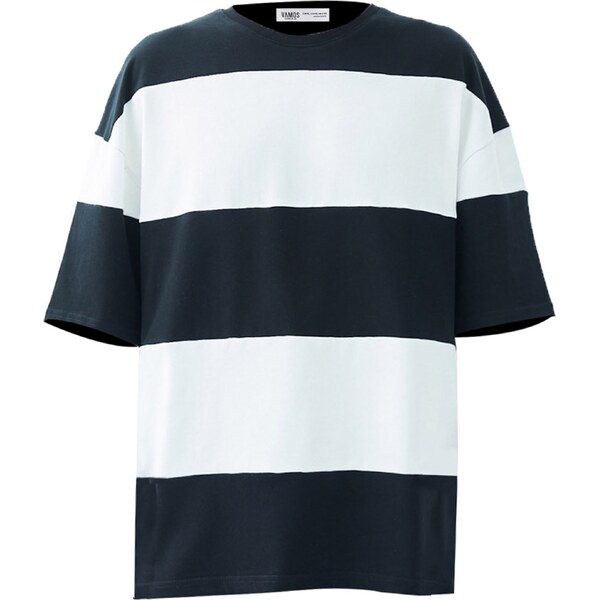 VAMOS CLO Tričko čierna / biela 60683699