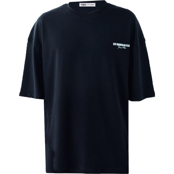 VAMOS CLO Tričko čierna / biela 60683791