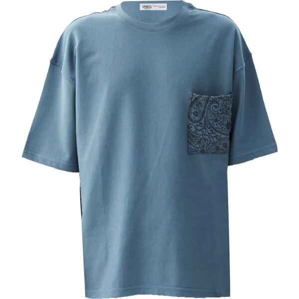 VAMOS CLO Tričko modrá / sivá 60683886