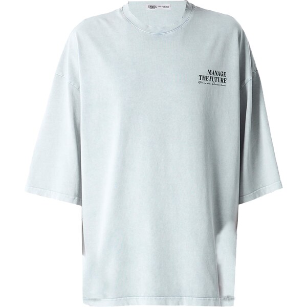 VAMOS CLO Tričko sivá / čierna 60683936