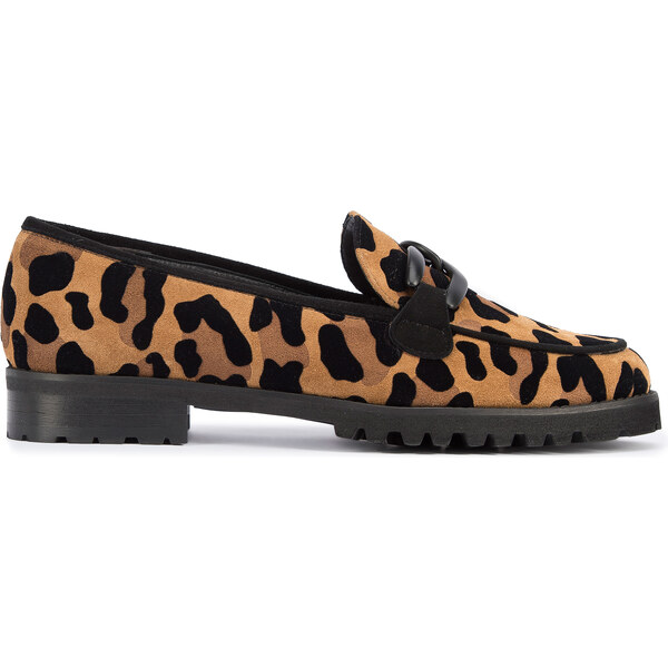 Wittchen Dámske leopardie semišové mokasíny 95-D-103-1 49951094