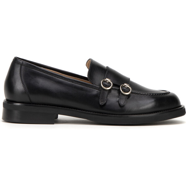 Wittchen Dámske kožené mokasíny s kovovým zapínaním 99-D-109-1 57217108