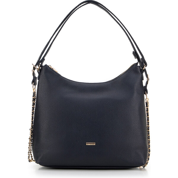 Wittchen Damska torba – plecak ze skóry ekologicznej granatowa 29-4Y 66066207