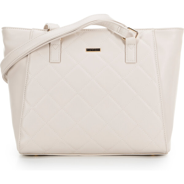Biela dámska shopper kabelka Wittchen 29-4Y-608-0 66065964