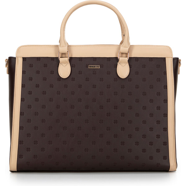 Wittchen Damski kuferek z etui na laptopa 15,6 brązowy 99-4Y-230-4 66066209