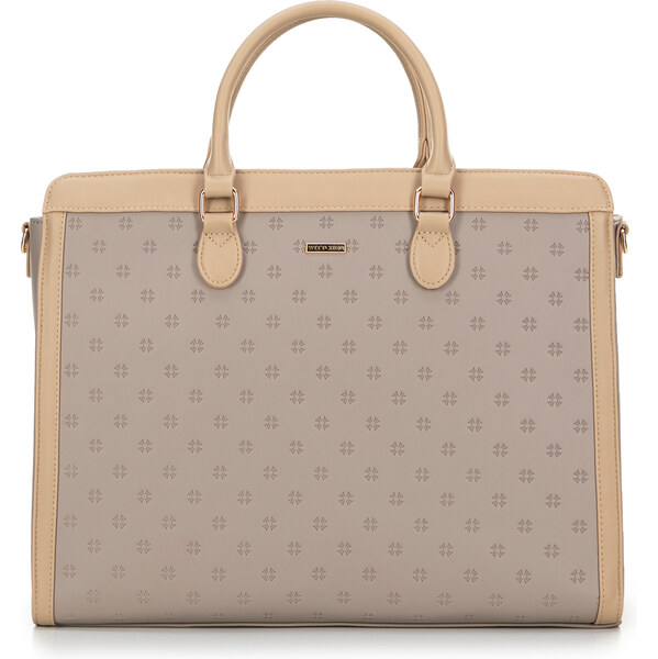 Wittchen Damski kuferek z etui na laptopa 15,6 beżowy 99-4Y-230-9 66066158