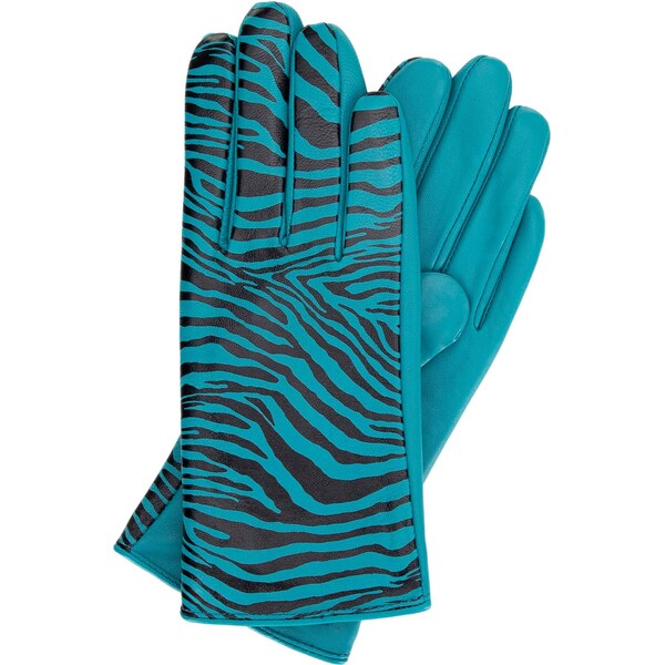 Kožené dámske rukavice so zvieracím motívom Wittchen 39-6L-969-TQ 60475232
