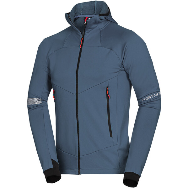 Northfinder Pánska ski-turingová grid celorozopínacia mikina pre 67058924