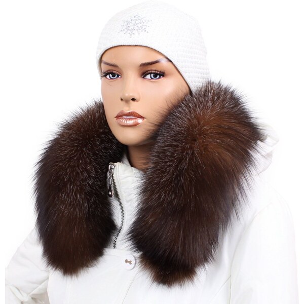 Sikora Kožušinový lem na kapucňu - golier líška bluefrost wolf LBW 01 60150213