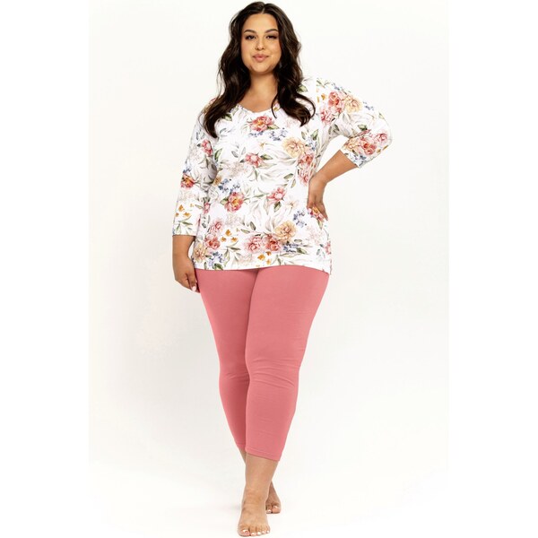 Taro dámske 3/4 pyžamo Louisa - bavlna 60154459