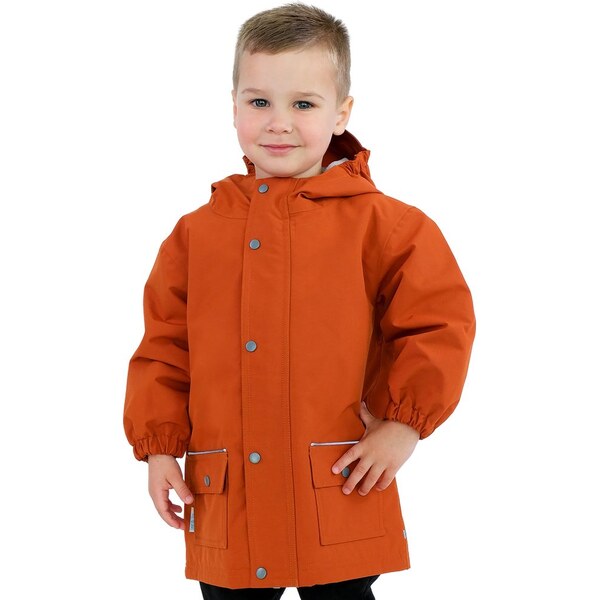 Jan & Jul Nepremokavá bunda Jan and Jul - Cozy - Terracotta 58176422