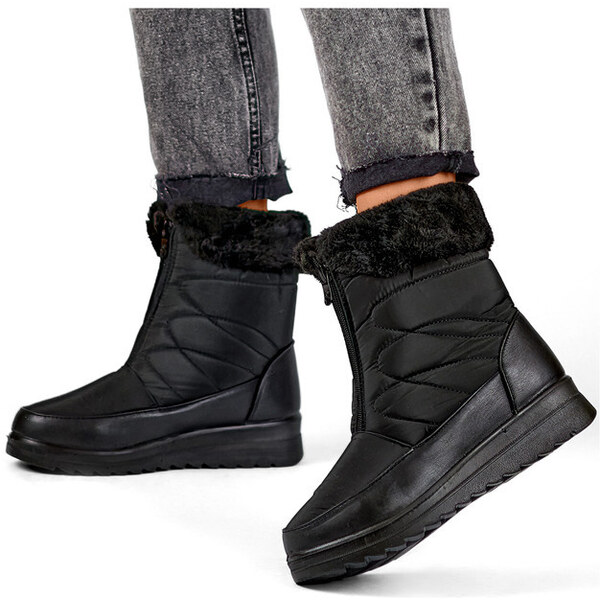 primohurt Zateplené vysoké zimné topánky pre ženy, snehule na zips, 60157839