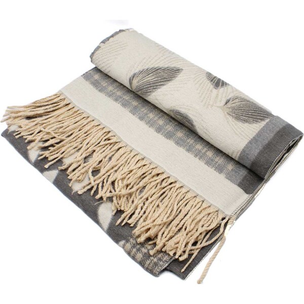 KRUMLOVANKA Šál Cashmere Sensation 68x200 cm P-72635-G-sal šedý 65842231