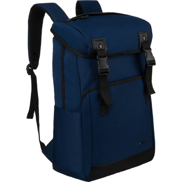 Tmavomodrý športový batoh na notebook s praktickými vreckami Peterson 58321545