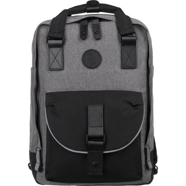 BASIC LuluCastagnette sivý štýlový batoh NANO 35102252