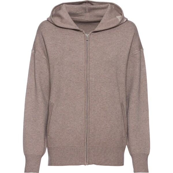 Elbsand Tepláková bunda hnedá 60867863