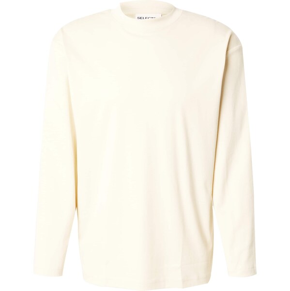 SELECTED Tričko SLHDANI slonová kosť 60185533