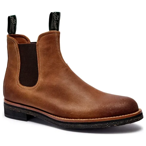 POLO RALPH LAUREN Jazdecké topánky RADFORD CHLS | semiš 60178028