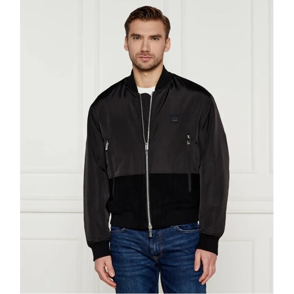 Armani Exchange Bunda bomberka | Regular Fit | s prímesou vlny 60178038
