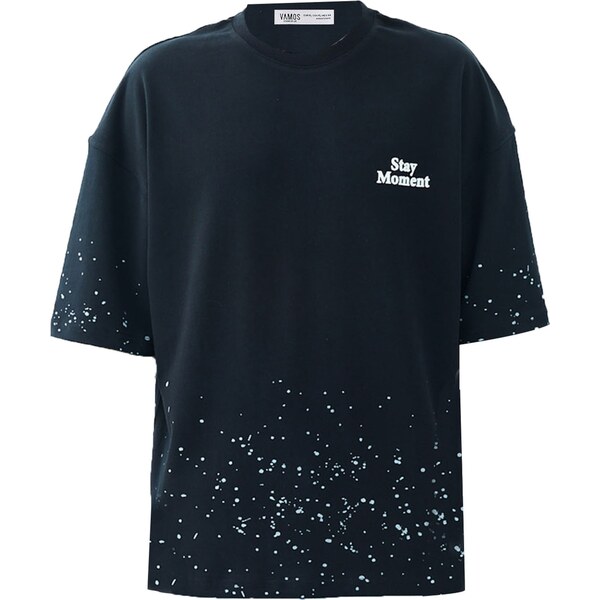 VAMOS CLO Tričko čierna / biela 60683712