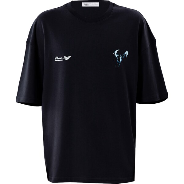 VAMOS CLO Tričko modrá / čierna / biela 60683741