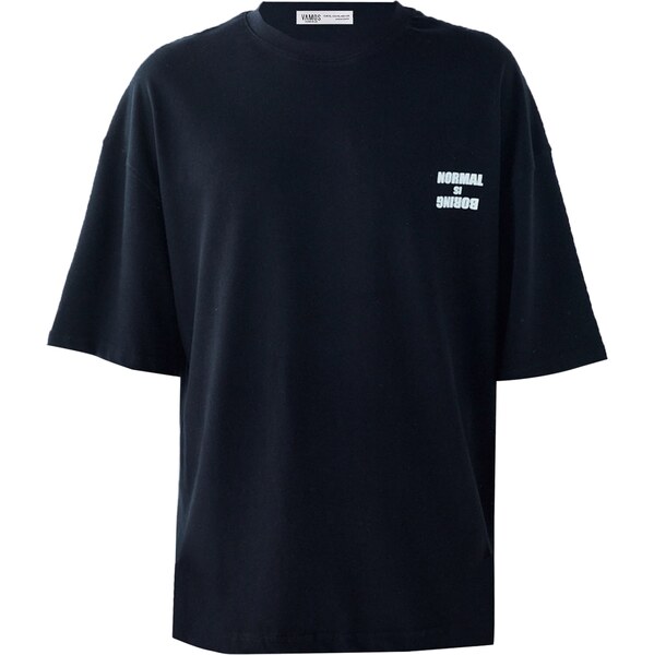 VAMOS CLO Tričko zmiešané farby / čierna 60683775