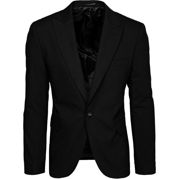 DStreet Čierna pánska jednorzadová sako 60188053