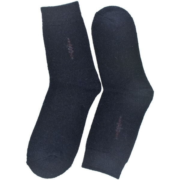 AURA.VIA Tmavomodré vlnené termo ponožky Heat-Guard 39-46 60189495