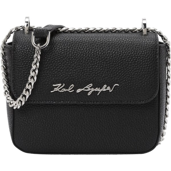 Karl Lagerfeld Taška cez rameno čierna / strieborná 58403765