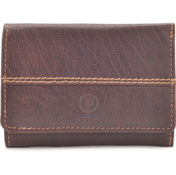Dámska kožená peňaženka Poyem hnedá 5225 Poyem H 20113060