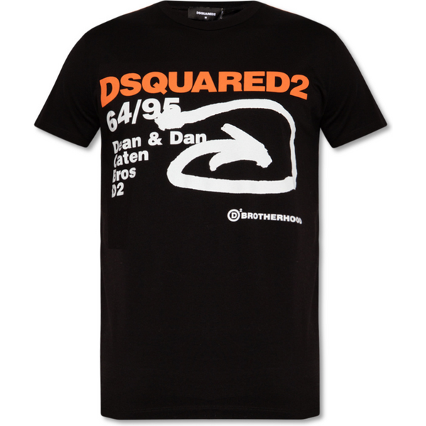 DSQUARED2 Brotherhood Black tričko 60195259