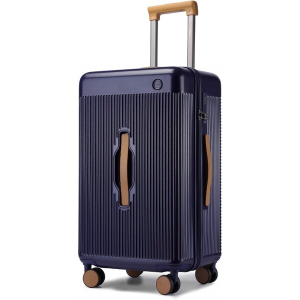 KONO Cestovný kufor - hard shell prémium, ABS, modrý 60195565