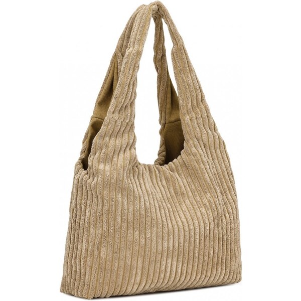 Miss Lulu Kabelka - menčestrová, cez rameno, hnedá 60195569