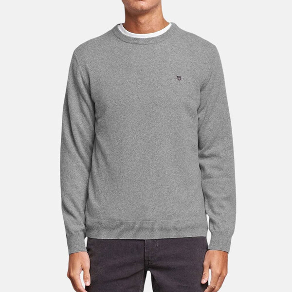 Šedý svetr Gant 56093 60196445