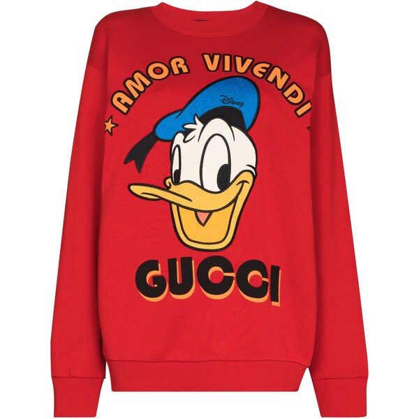 GUCCI X DISNEY Donald Duck Red mikina 60196944