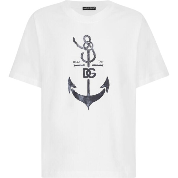 DOLCE & GABBANA Anchor White tričko 60196936