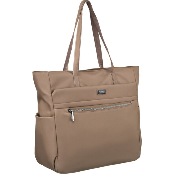 Elegantná dámska béžová shopper kabelka na rameno Peterson 66065925