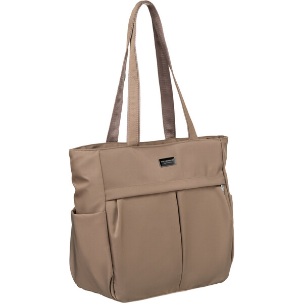 Módna béžová shopper kabelka A4 – Peterson 66065932