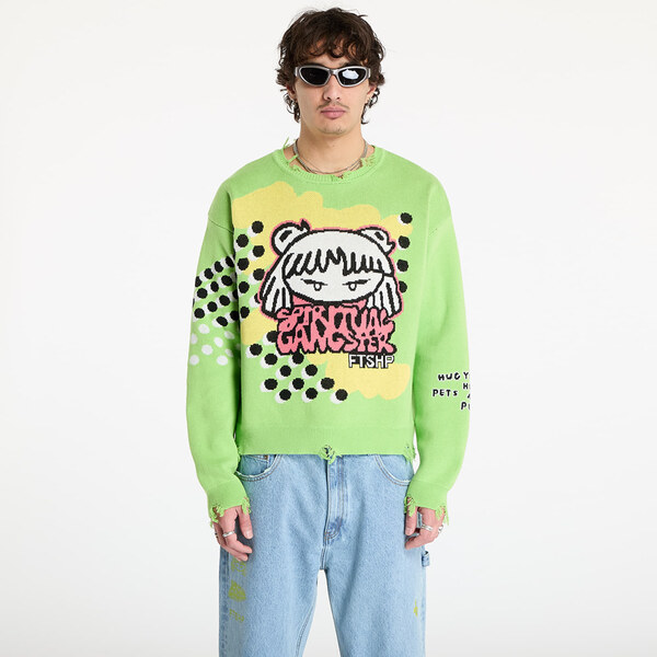 Sveter FTSHP x Spiritual Gangster Sweater UNISEX Green L 60206847