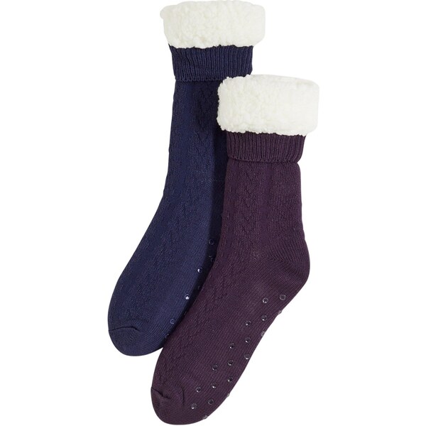 bonprix Ponožky s kožušinkovou podšívkou a recyklovaným polyesterom (2 60211687