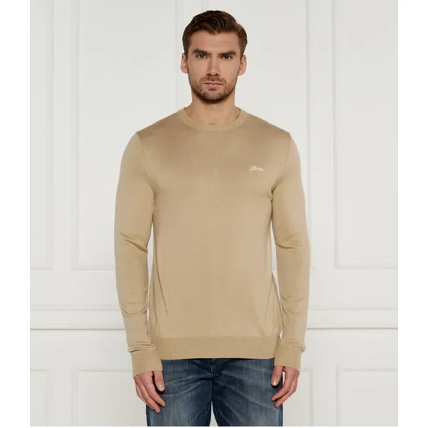 GUESS Sveter DANIEL | Regular Fit | s prímesou hodvábu 60214086