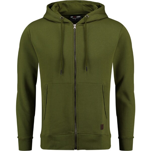 Key Largo Tepláková bunda CONFIDENCE zelená 61944465