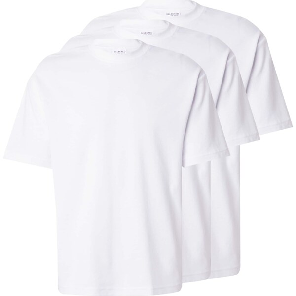 SELECTED Tričko SLHOscar biela 60219208