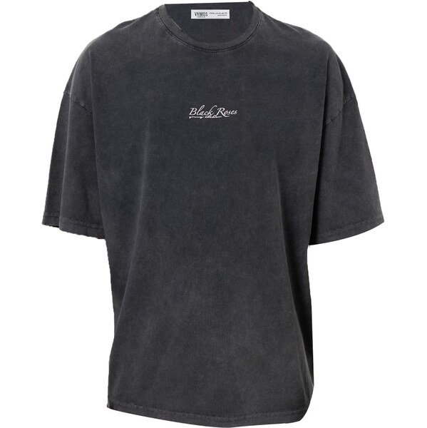 VAMOS CLO Tričko čierna / biela 60683787